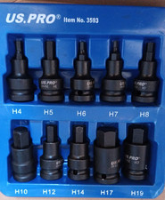 Pro tools 10pc for sale  BRADFORD