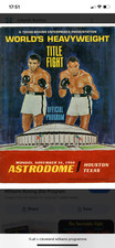 muhammad ali programme for sale muhammad ali programme for sale SALE