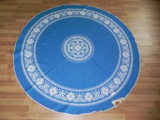 Blaue runde tischdecke gebraucht kaufen  Nürnberg
