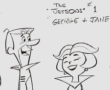 FOLHA MODELO DESENHO ANIMAÇÃO PUBLICAÇÕES HANNA BARBERA JETSONS, usado comprar usado  Enviando para Brazil