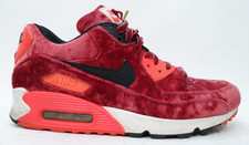 Tênis Nike Air Max 90 25º Aniversário Veludo Vermelho 725235-600 Masculino Tamanho 8, usado comprar usado  Enviando para Brazil