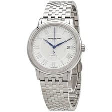 Raymond Weil Maestro Automatyczna srebrna tarcza Zegarek męski 2837-ST-00308, używany na sprzedaż  Wysyłka do Poland
