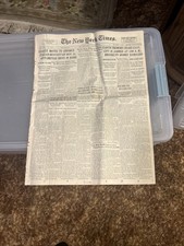 original ny times 1926 for sale  Franklin