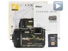 Câmera digital Nikon COOLPIX AW130 16MP impermeável à prova de choque GPS Wi-Fi camuflagem JP comprar usado  Enviando para Brazil