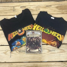 Lote 2 camisetas Helloween Tour (XL) + DVD Live on 3 Continents - Merch banda de metal comprar usado  Enviando para Brazil