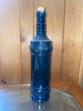 Blue glass bottle for sale  Petersburg