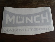 Grosser aufkleber münch gebraucht kaufen  Wiesloch