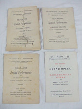 Military concert programmes. for sale  SALISBURY