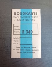 Ddr interflug bordkarte gebraucht kaufen  Deutschland