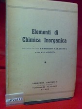 Elementi chimica inorganica usato Elementi chimica inorganica usato  Roe Volciano