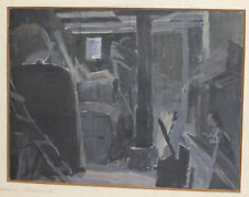 Pintura guache Kostadin Rusakov (1929 - 2001), design cenográfico assinado comprar usado  Enviando para Brazil