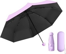 Mini guarda-chuva cápsula de bolso – proteção UV guarda-sol dobrável à prova de vento com estojo comprar usado Mini guarda-chuva cápsula de bolso – proteção UV guarda-sol dobrável à prova de vento com estojo comprar usado  Enviando para Brazil