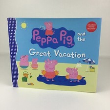 Peppa Pig And The Great Vacation Hardcover Book Coloring Poster Family 2014 comprar usado  Enviando para Brazil