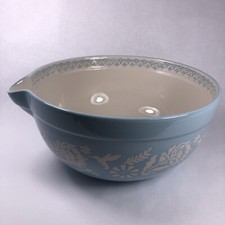 Talheres Pioneer Woman ~ Tigela de Mistura 11" com Bico ~ MAZIE ~ Azul ~ 4,4 Quartos, usado comprar usado  Enviando para Brazil