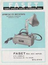 Faset apparecchio aerosolterap usato  Italia