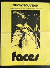 Faces tour programme for sale  BRISTOL