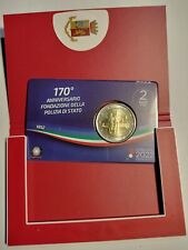 Italia 2 Euro 170° Anniversario fondazione Polizia di stato Coincard 2022 na sprzedaż  Wysyłka do Poland