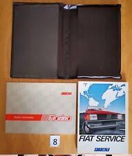 Notice d'entretien et utilisation FIAT FIORINO 1986 + Fiat service dans pochette comprar usado  Enviando para Brazil