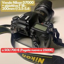 Fotocamera nikon d7000 usato  Chieri