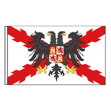 España Bandera Carlista Cruz de Borgoña Patriótica con Aguila comprar usado  Enviando para Brazil