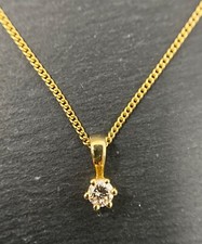Brillant anhänger goldkette gebraucht kaufen  Münster