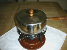Fondue set stainless gebraucht kaufen  Albstadt