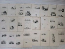 Gravures anciennes scènes d'occasion  Hombourg-Haut