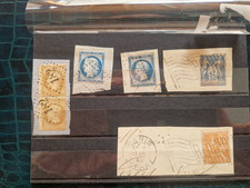 6 Vieux  Timbres de France   Voir photo  ( Lot TC 55 ) sur fragment comprar usado  Enviando para Brazil