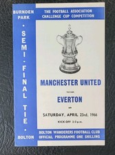 Programme everton manchester for sale  BEDFORD