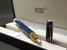 Usado, Caneta esferográfica luxuosa Montblanc série M corpo azul magnética tinta preta comprar usado Usado, Caneta esferográfica luxuosa Montblanc série M corpo azul magnética tinta preta comprar usado  Enviando para Brazil
