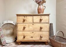 Victorian pine chest for sale  EVESHAM