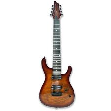 Guitarra elétrica 8 cordas gola de bordo burl choupo top corpo Okoume (item usado), usado comprar usado  Enviando para Brazil