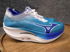Usado, Tênis de corrida feminino Mizuno Wave Rebellion Pro 2 azul branco EUA tamanho 8 comprar usado  Enviando para Brazil
