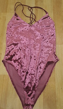 Pink crushed velevet for sale  BARKING