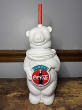 Garrafa de água de plástico vintage Always Coca Cola bebedora urso polar comprar usado  Enviando para Brazil