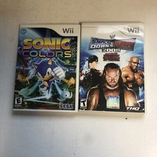 Pacote de jogos Sonic Colors, Sack Down vs Raw Wii comprar usado  Enviando para Brazil