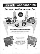 1960 advert lambretta for sale  SIDCUP
