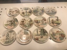 Rare série assiettes d'occasion  Espéraza