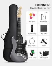 🎸 Donner DST-80 Guitarra Elétrica Corpo Sólido S-S-S Captadores com Amplificador Bolsa Gig comprar usado  Enviando para Brazil