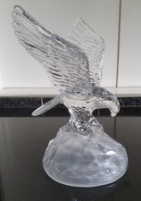Clear glass eagle for sale  IVYBRIDGE