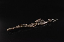 U4078: Escultura japonesa de dragão de cobre ORNAMENTOS obra de arte objeto comprar usado  Enviando para Brazil