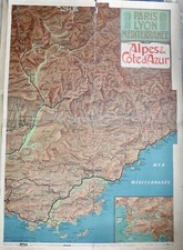 Belle affiche lithographique d'occasion  Perpignan-