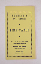Bus coach timetable for sale  BANBURY