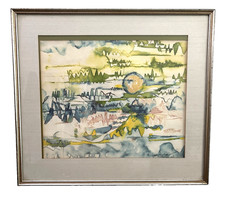 Vtg original watercolor for sale  Vancouver