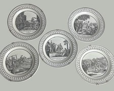Monterau faience plates d'occasion  Expédié en Belgium