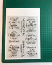 Christmas sentiments verses for sale  POOLE