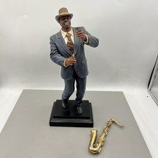 Figurine saxophone player for sale  BIGGLESWADE