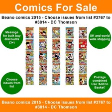 Beano comics 2015 for sale  SKEGNESS