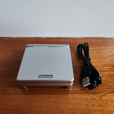 Usado, Nintendo Gameboy Advance SP prata platina e cabo de carregamento - lançamento australiano comprar usado  Enviando para Brazil