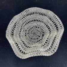 RARO Vintage Vidro Fiado Renda Console de Trabalho Tigela de Frutas - 33cm Diâmetro - Ver Notas comprar usado RARO Vintage Vidro Fiado Renda Console de Trabalho Tigela de Frutas - 33cm Diâmetro - Ver Notas comprar usado  Enviando para Brazil